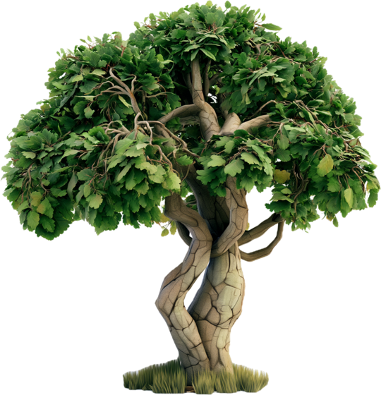 Rewire's tree, in full leaf